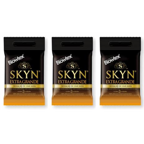 Blowtex Preservativo Skin Extra Grande C/3 (Kit C/03) Menor preço em Blowtex Preservativo Skin Extra Grande C/3 (Kit C/03)
