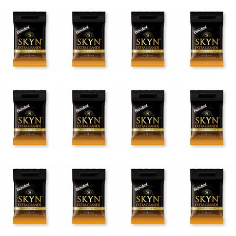 Blowtex Preservativo Skin Extra Grande C/3 (Kit C/12) Menor preço em Blowtex Preservativo Skin Extra Grande C/3 (Kit C/12)
