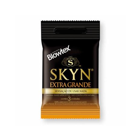 Blowtex Preservativo Skin Extra Grande C/3 Menor preço em Blowtex Preservativo Skin Extra Grande C/3