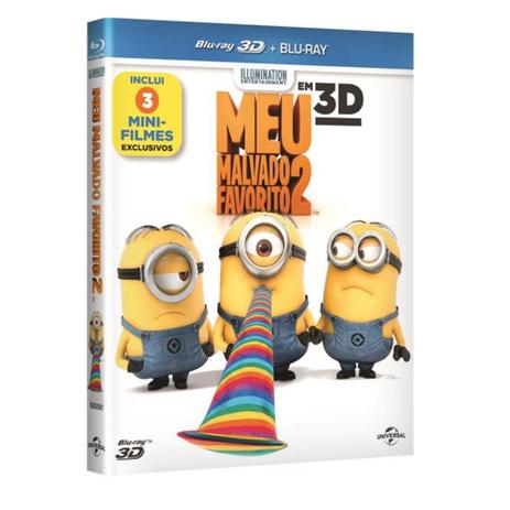 Blu-Ray 2D + Blu-Ray 3D - Meu Malvado Favorito 2 (Com Luva Lenticular) - Universal studios Menor preço em Blu-Ray 2D + Blu-Ray 3D - Meu Malvado Favorito 2 (Com Luva Lenticular) - Universal studios