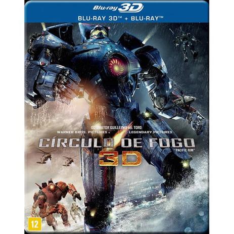 Blu-Ray 3D + Blu-Ray 2D - Círculo De Fogo - Warner bros. Menor preço em Blu-Ray 3D + Blu-Ray 2D - Círculo De Fogo - Warner bros.