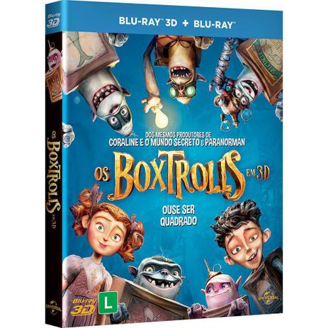 Blu-Ray 3D + Blu-Ray 2D - Os Boxtrolls - Universal studios Menor preço em Blu-Ray 3D + Blu-Ray 2D - Os Boxtrolls - Universal studios
