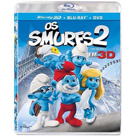 Blu-Ray 3D + Blu-Ray + DVD - Os Smurfs 2 - Sony pictures Menor preço em Blu-Ray 3D + Blu-Ray + DVD - Os Smurfs 2 - Sony pictures