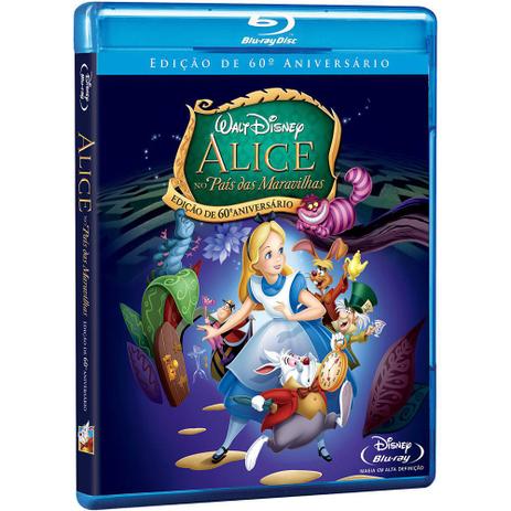 Blu-ray - Alice no País das Maravilhas - Edição de 60º Aniversário - Walt disney Menor preço em Blu-ray - Alice no País das Maravilhas - Edição de 60º Aniversário - Walt disney