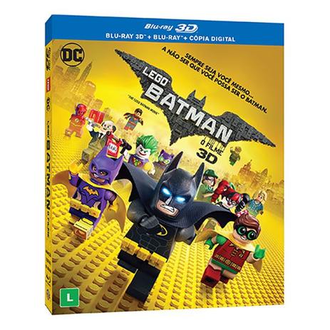 Blu-Ray + Blu-Ray 3D - Lego Batman: O Filme - Warner bros. Menor preço em Blu-Ray + Blu-Ray 3D - Lego Batman: O Filme - Warner bros.