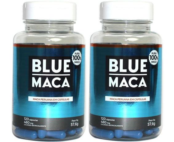 Blue Maca - Maca Peruana - 2 Potes com 120 Cápsulas em Cada Pote. - Pura Premium e Sem Misturas Menor preço em Blue Maca - Maca Peruana - 2 Potes com 120 Cápsulas em Cada Pote. - Pura Premium e Sem Misturas