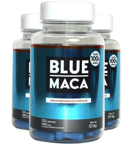 Blue Maca - Maca Peruana - 3 Potes com 120 Cápsulas em Cada Pote. - Pura Premium e Sem Misturas Menor preço em Blue Maca - Maca Peruana - 3 Potes com 120 Cápsulas em Cada Pote. - Pura Premium e Sem Misturas