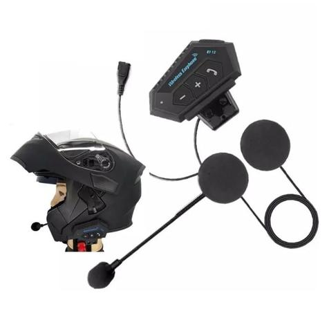 Bluetooth para Capacetes com Fones e Microfone - Sikeo - Fone de Ouvido com  Fio - Magazine Luiza