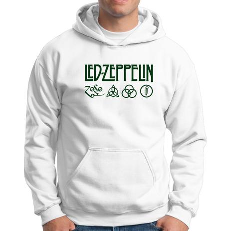 led zeppelin moletom com capuz