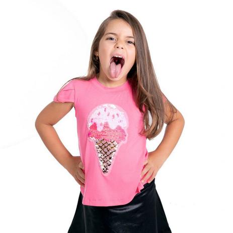 Blusa lantejoula infantil Clearance