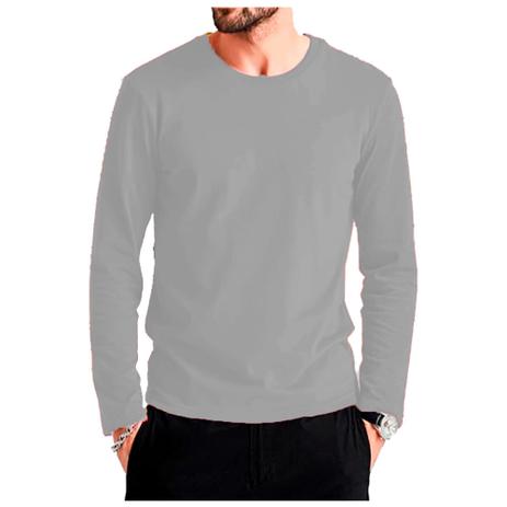 Blusa Camiseta Masculina Manga Longa Básico - nacional é boa?
