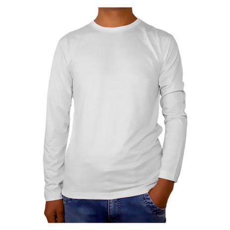Blusa Camiseta Masculina Manga Longa Básico - nacional Menor preço em Blusa Camiseta Masculina Manga Longa Básico - nacional