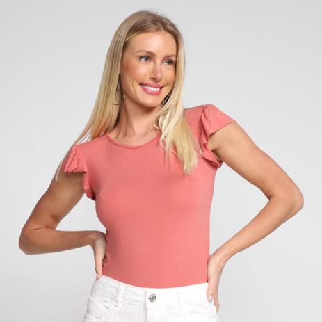 blusa basica lisa feminina