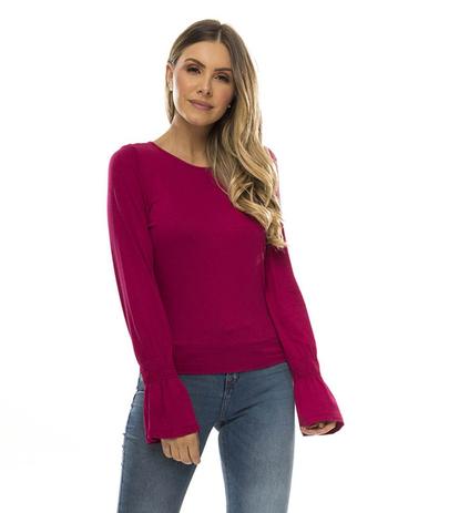 blusa basica manga larga