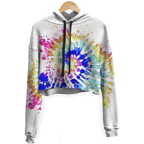 ysl tie dye moletom com capuz