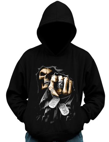 Blusa De Moletom You Are Next Caveira Grim Reaper Morte banda Moto Casaco - Dragon Store - Moletom / Blusão Feminino - Magazine Luiza