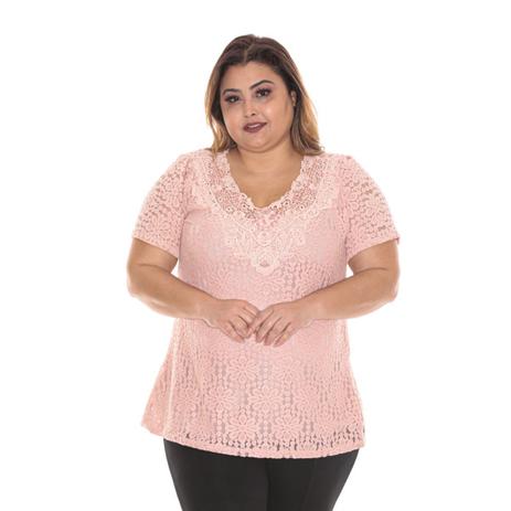 blusa senhora plus size