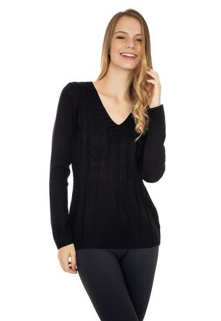 manga de blusa em trico