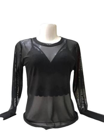 blusas transparente