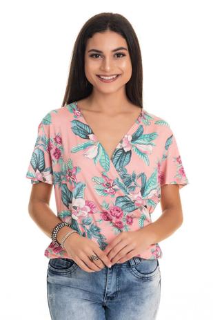 modelo de blusa de malha estampada