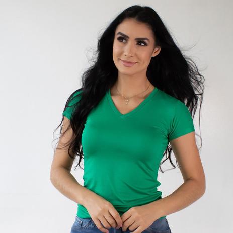 blusa basica lisa feminina