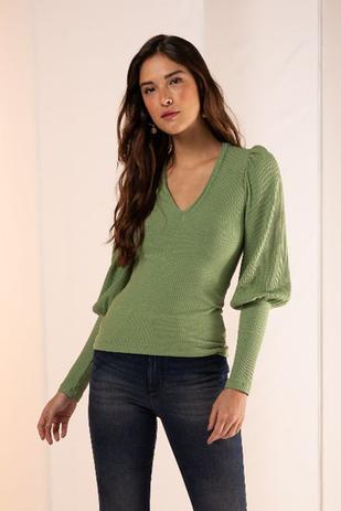 blusas femininas decote v