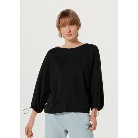 blusa manga bufante hering