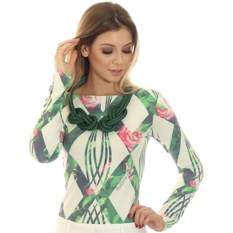 blusa uv feminina estampada