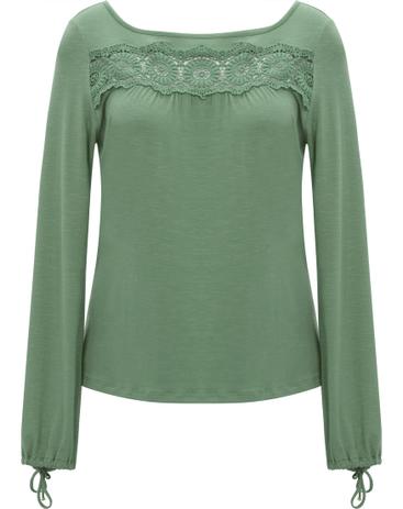 blusas femininas de malha com renda