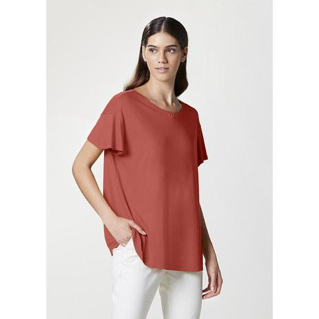 blusa manga curta feminina hering