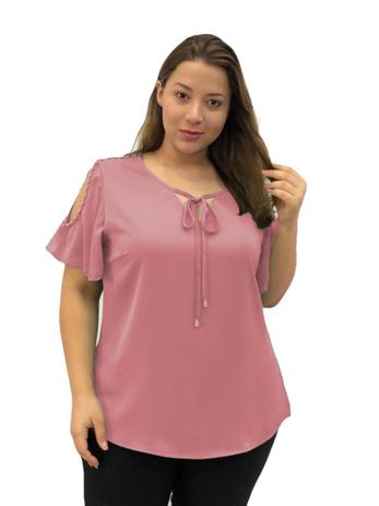 blusa plus size feminina barata
