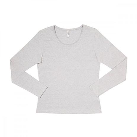 blusa algodao manga longa