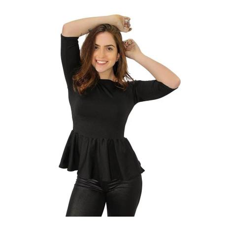 blusa feminina peplum