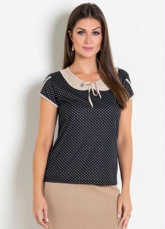 camisa gola peter pan