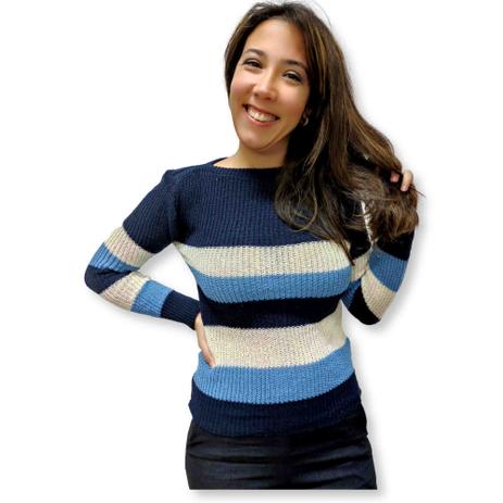 blusa tricot feminina basica