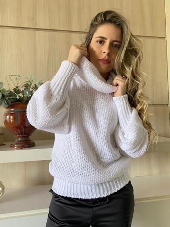 blusa tricot grossa feminina