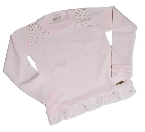 Blusa Infantil Bebelândia Renda Pérolas Menina - Bebelãndia Menor preço em Blusa Infantil Bebelândia Renda Pérolas Menina - Bebelãndia