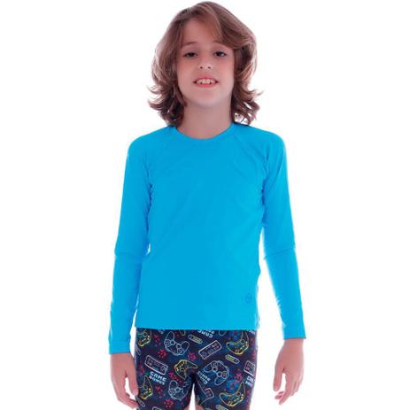 camisa azul bebe infantil
