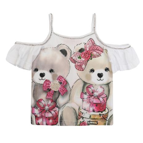 Blusa Infantil feminina Pituchinhus Ursinhos Presentes - Pituchinhus Menor preço em Blusa Infantil feminina Pituchinhus Ursinhos Presentes - Pituchinhus