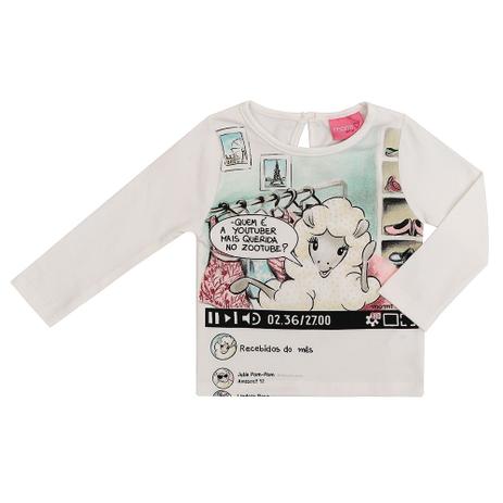 Blusa Infantil Feminino Momi Ovelha Zootube Menor preço em Blusa Infantil Feminino Momi Ovelha Zootube