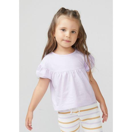 blusa manga bufante hering
