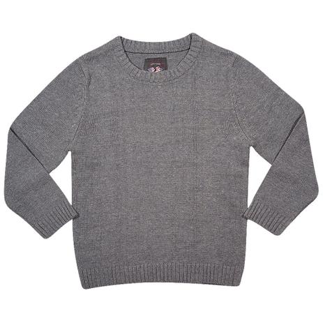Blusa Infantil - Tricot - Cinza Mescla - Tip Top - 1T Menor preço em Blusa Infantil - Tricot - Cinza Mescla - Tip Top - 1T
