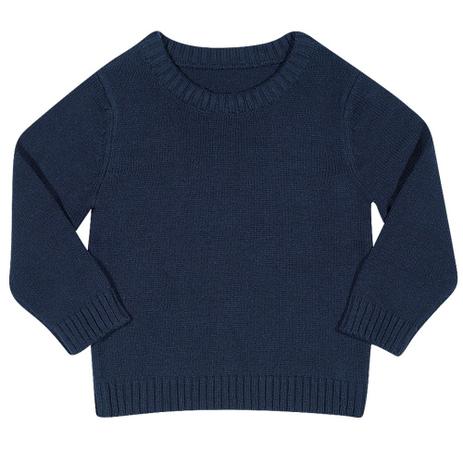 Blusa Infantil - Tricot - Marinho - Tip Top Menor preço em Blusa Infantil - Tricot - Marinho - Tip Top