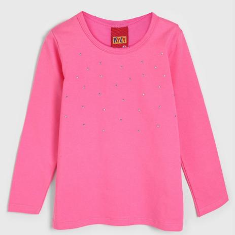 blusa manga longa infantil kyly