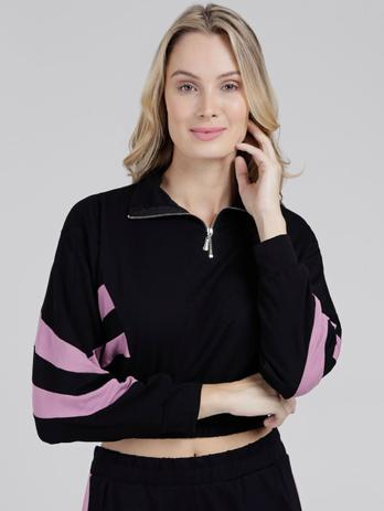 blusa morcego manga longa