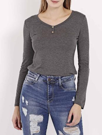 blusa de frio manga longa