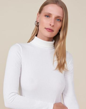 manga longa canelada