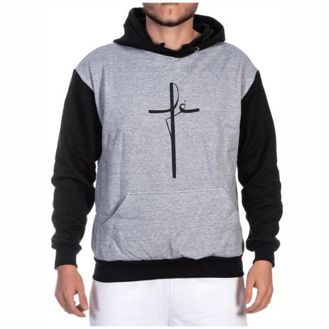 gray santa cruz moletom com capuz