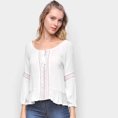 blusa estilo bata feminina