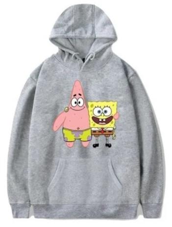 spongebob and patrick moletom com capuzs